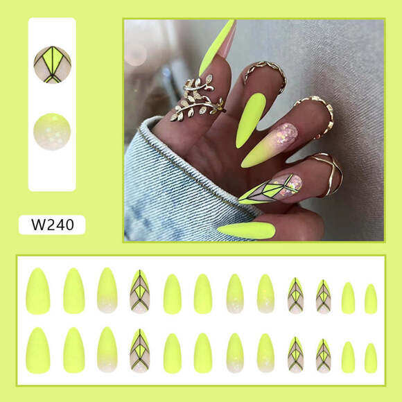 Nina Press On Nail Set - Picture 1 of 2